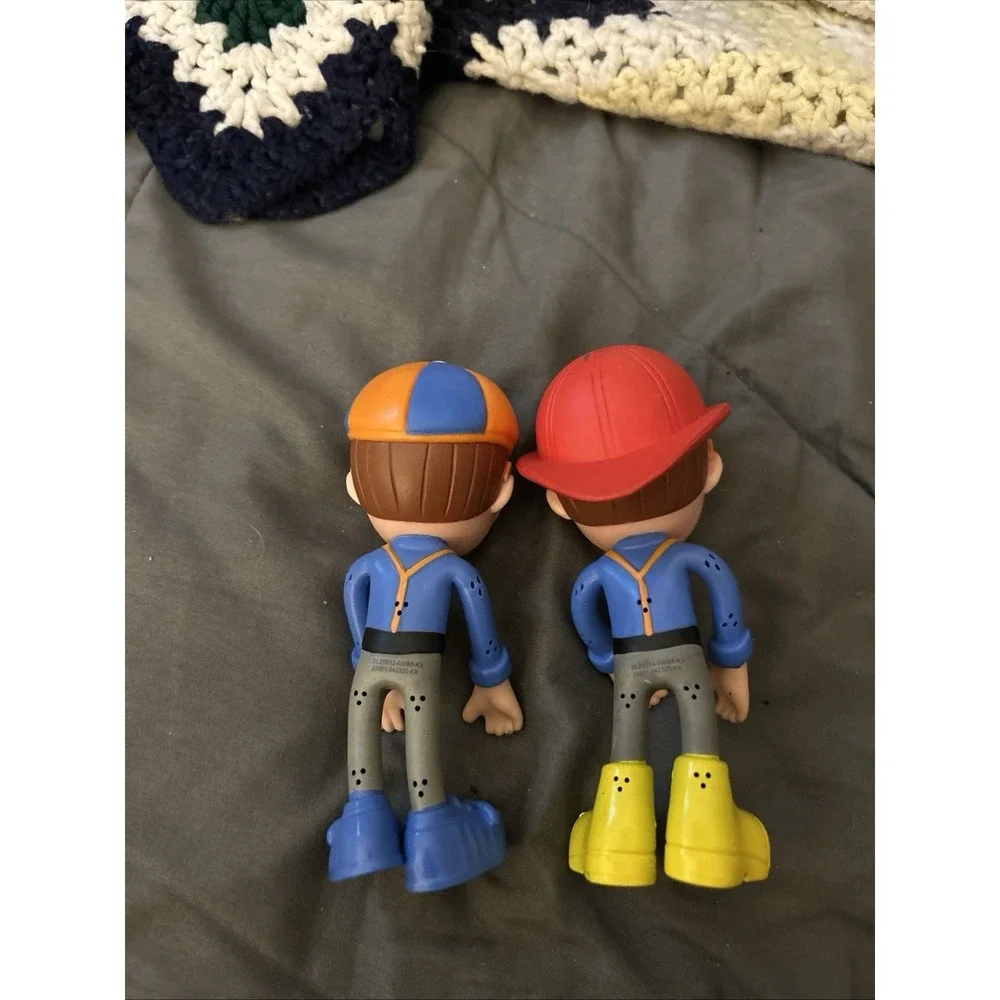 Blippi Bendables Figures Toy by Zag Toys 2020 My Buddy. Fireman Lot of 2  (5